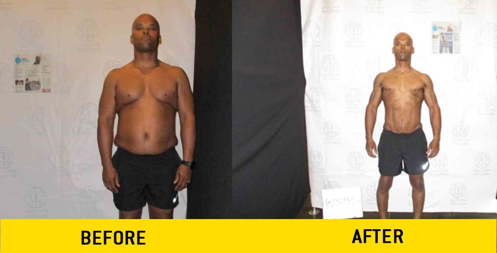 Gold's gym waist trainer before and after hot sale